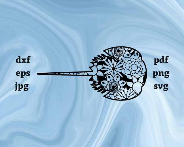 Horseshoe Crab Mandala SVG Cut File SVG Northern Light SVG 