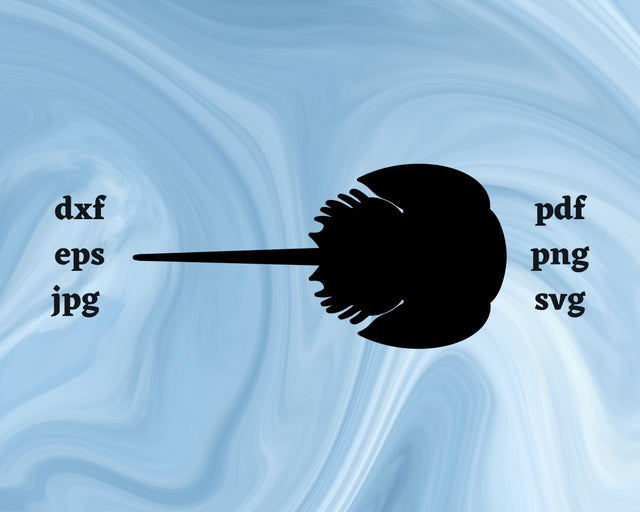 Horseshoe Crab SVG Cut File SVG Northern Light SVG 
