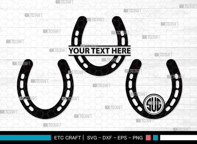 Horseshoe Monogram SVG | Horseshoe Svg | Triumph Horseshoe Svg | Horse Shoe Svg | Horseshoe Equestrian Svg | Horseshoe Monogram SVG ETC Craft 
