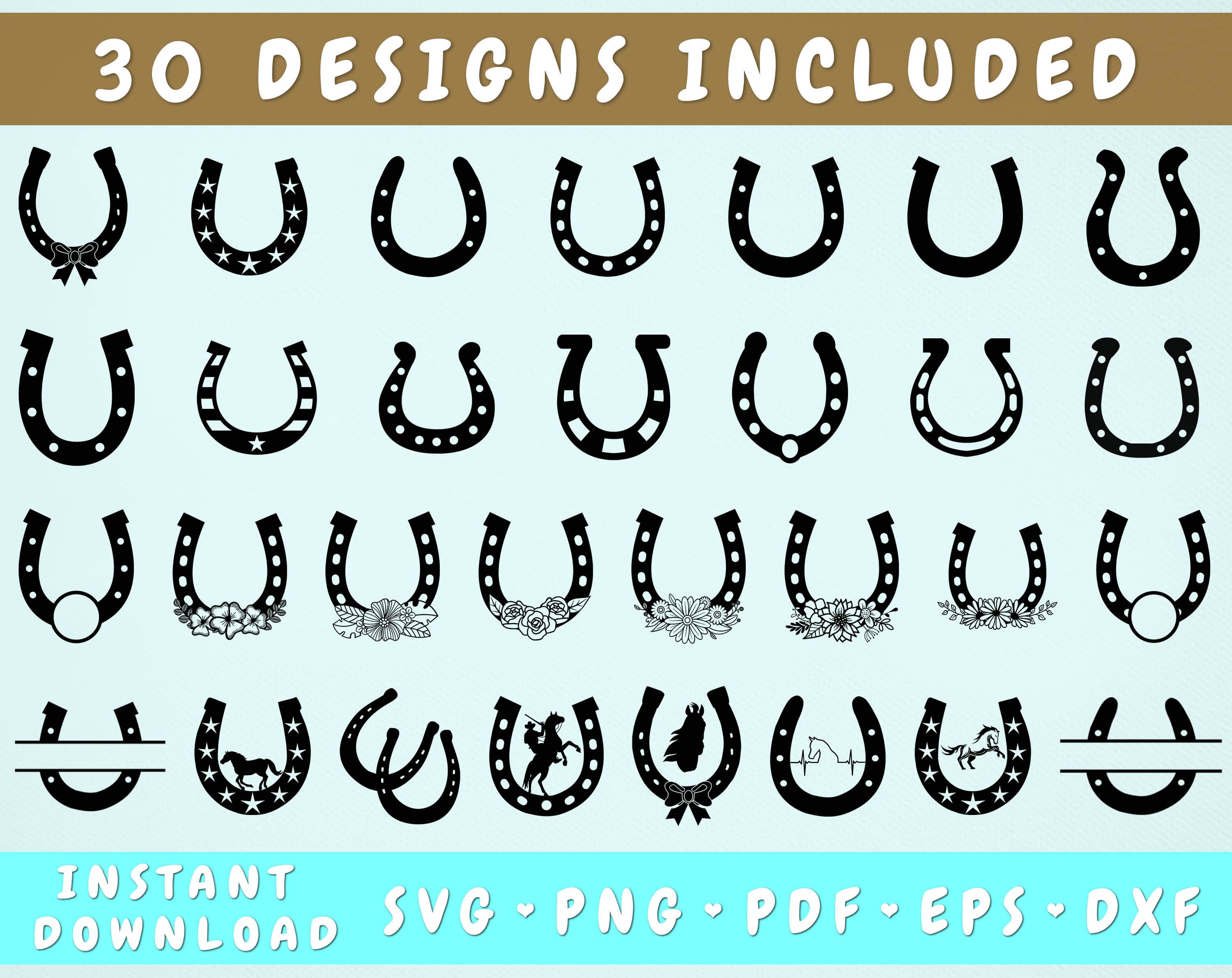 Horseshoe SVG file - SVG Designs