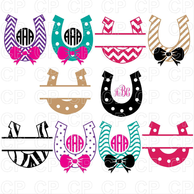 Horseshoe SVG Bundle SVG cutperfectstudio