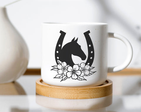 Horseshoe svg, Horse svg, Floral horseshoe svg file SVG Pretty Meerkat 