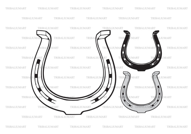 Horseshoe SVG TribaliumArtSF 