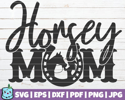 Horsey Mom SVG MintyMarshmallows 