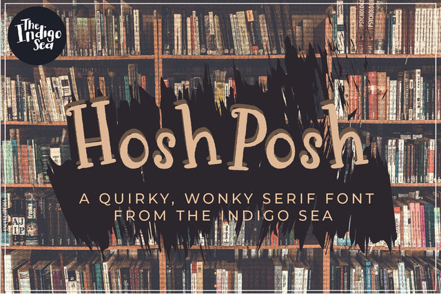 Hosh Posh Font Helen Patmore 