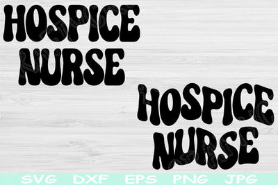 Hospice Nurse Svg Dxf Png Eps Cut Files, Hospice Svg, Caregiver Svg Files For Cricut, Nurse Shirt Svg Silhouette Digital Download Designs SVG TiffsCraftyCreations 