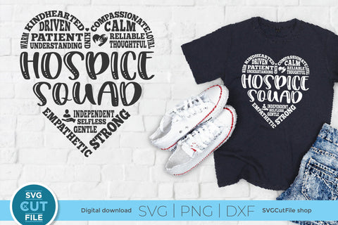 Hospice squad svg - hospice worker svg for the team or crew SVG SVG Cut File 