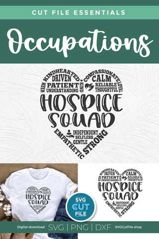 Hospice squad svg - hospice worker svg for the team or crew SVG SVG Cut File 