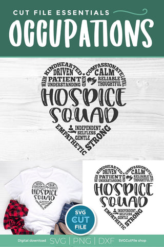 Hospice squad svg - hospice worker svg for the team or crew SVG SVG Cut File 