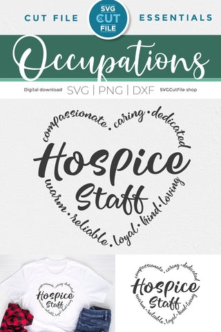 Hospice Staff svg SVG SVG Cut File 
