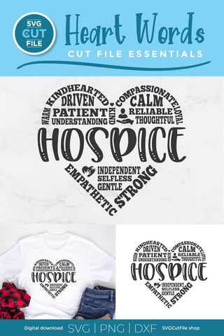 Hospice svg - a hospice worker svg for the team or crew SVG SVG Cut File 