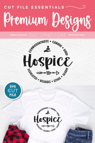 Hospice svg - a hospice worker svg for the team or crew SVG SVG Cut File 