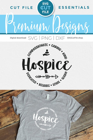 Hospice svg - a hospice worker svg for the team or crew SVG SVG Cut File 