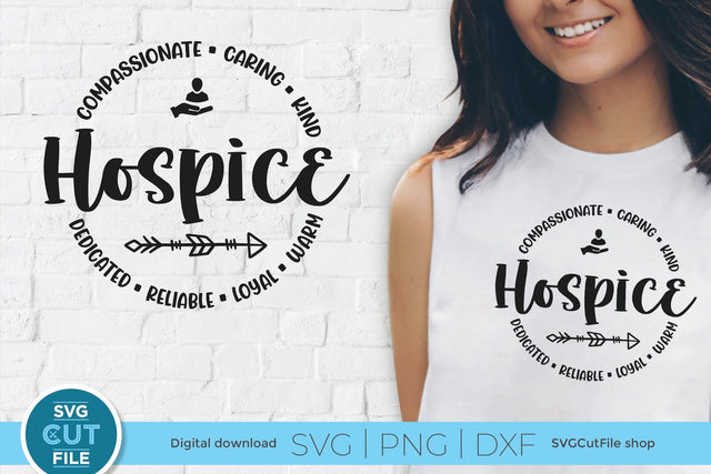 Hospice svg - a hospice worker svg for the team or crew SVG SVG Cut File 