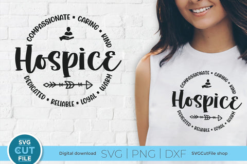 Hospice svg - a hospice worker svg for the team or crew SVG SVG Cut File 