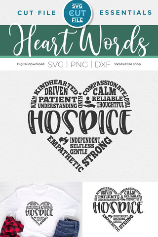 Hospice svg - a hospice worker svg for the team or crew SVG SVG Cut File 