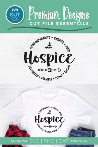 Hospice svg - a hospice worker svg for the team or crew SVG SVG Cut File 