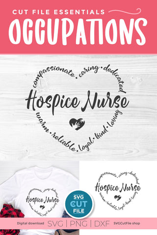 Hospice svg, hospice nurse svg, nurse caregiver svg SVG SVG Cut File 