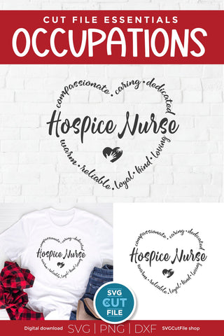 Hospice svg, hospice nurse svg, nurse caregiver svg SVG SVG Cut File 