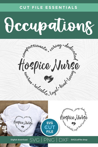 Hospice svg, hospice nurse svg, nurse caregiver svg SVG SVG Cut File 