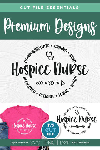 Hospice svg, hospice nurse svg, nurse caregiver svg SVG SVG Cut File 