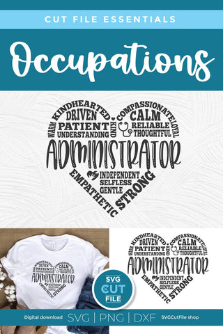 Hospital Administrator svg, a medical admin svg for crafters SVG SVG Cut File 