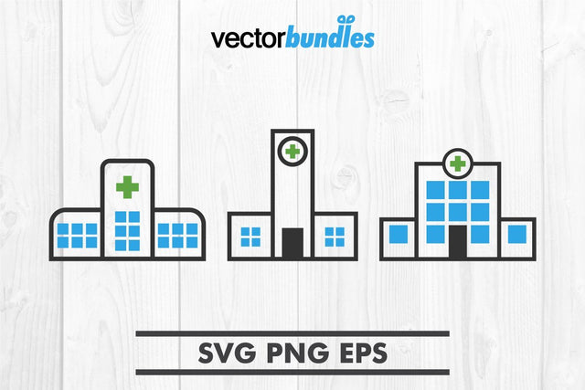 Hospital clip art svg SVG vectorbundles 