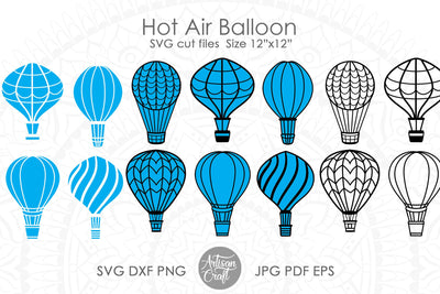 Hot air balloon SVG SVG Artisan Craft SVG 