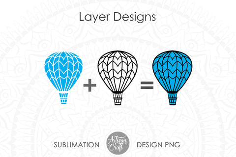 Hot air balloon SVG SVG Artisan Craft SVG 