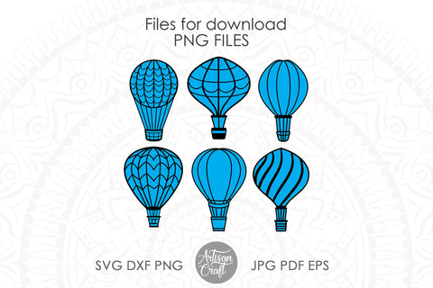 Hot air balloon SVG SVG Artisan Craft SVG 