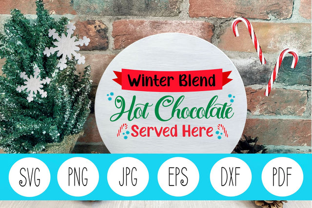Hot Chocolate Bar SVG | Hot Chocolate SVG | Hot Cocoa Bar SVG Angel Lynne Designs 