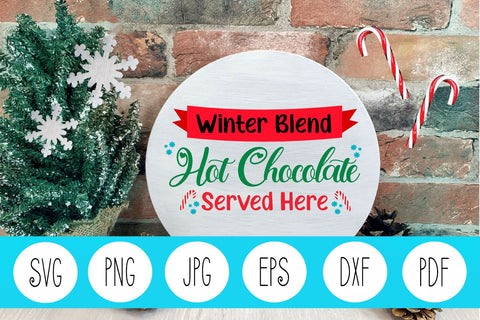 Hot Chocolate Bar SVG | Hot Chocolate SVG | Hot Cocoa Bar SVG Angel Lynne Designs 
