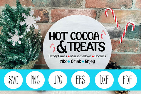 Hot Chocolate Bar SVG | Hot Chocolate SVG | Hot Cocoa Bar SVG Angel Lynne Designs 