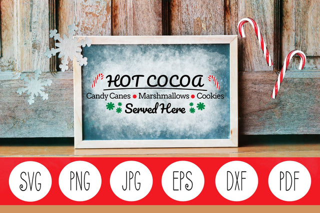 Hot Chocolate Bar SVG | Hot Chocolate SVG | Hot Cocoa Bar SVG Angel Lynne Designs 
