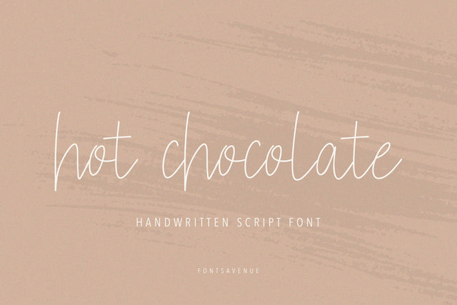Hot Chocolate | Modern Thin Script Font Font Fonts Avenue 