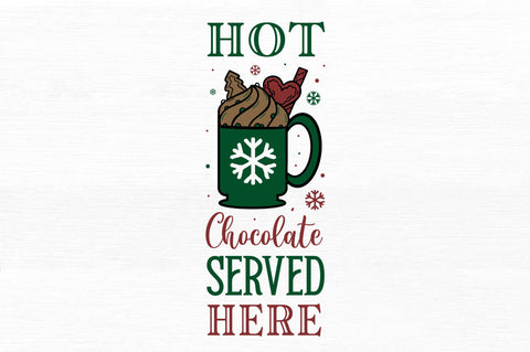 Hot chocolate served here SVG Design SVG Regulrcrative 