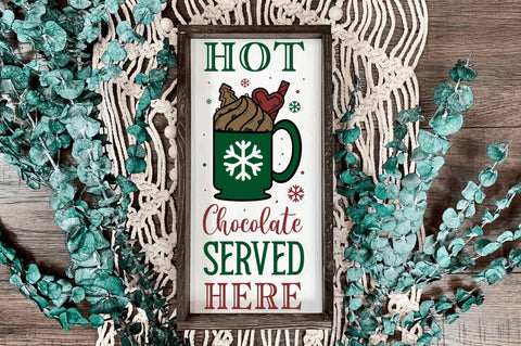 Hot chocolate served here SVG Design SVG Regulrcrative 