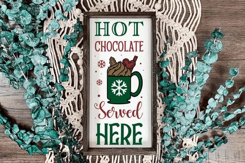 Hot chocolate served here SVG Design SVG Regulrcrative 