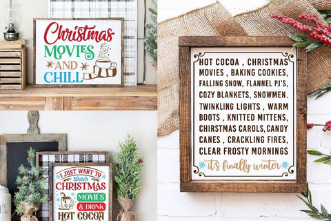 Hot chocolate SVG Bundle, Christmas Svg, Cocoa Bar Sign,Christmas Svg,christmas farmhouse sign svg SVG Paper Switch 