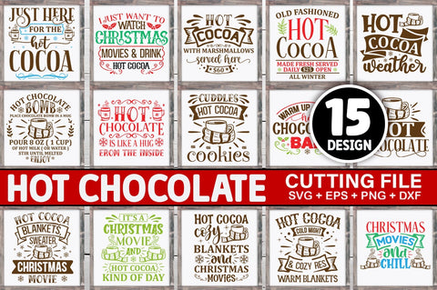 Hot Chocolate SVG Bundle SVG Designangry 