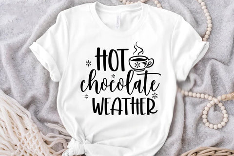 Hot chocolate weather, Christmas SVG SVG FiveStarCrafting 