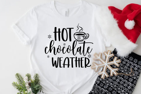 Hot chocolate weather, Christmas SVG SVG FiveStarCrafting 