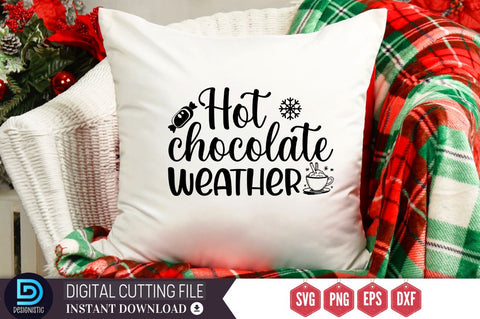 Hot chocolate weather SVG, Hot chocolate weather SVG DESIGNISTIC 