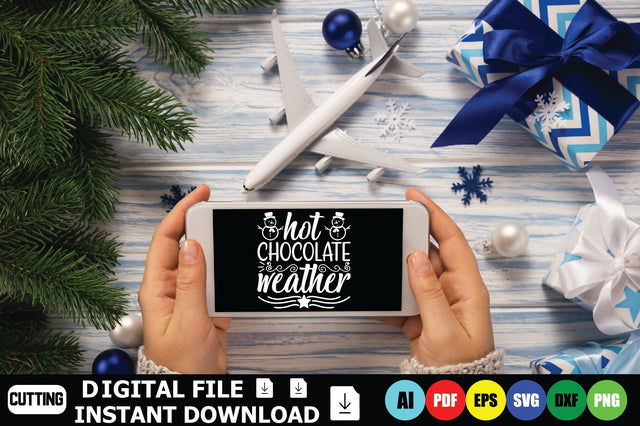 Hot Chocolate Weather SVG Shahin alam 