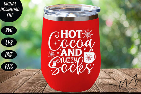 Hot Cocoa and fuzzy socks svg, Fuzzy Socks svg, Christmas Gift, Christmas Shirt SVG Isabella Machell 