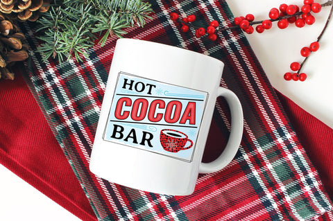 Hot Cocoa Bar, Sublimation PNG SVG futivesvg 