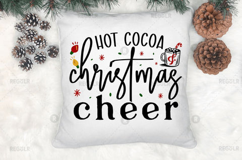 Hot cocoa & christmas cheer SVG SVG Regulrcrative 
