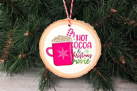 Hot Cocoa & Christmas Movie PNG Sublimation Sublimation CraftLabSVG 