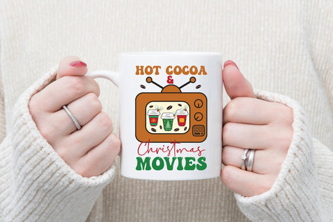 Hot Cocoa & Christmas Movies Sublimation Sublimation CraftLabSVG 