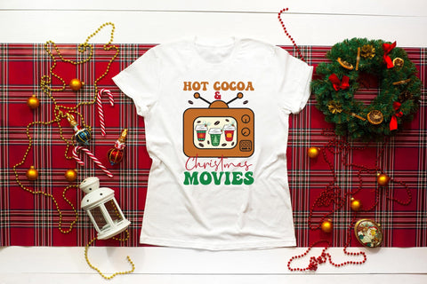 Hot Cocoa & Christmas Movies Sublimation Sublimation CraftLabSVG 